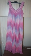 Rochie vintage din panza topita foto