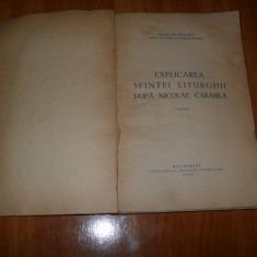 Diaconul Ene Braniste- Explicarea Sfintei Liturghii, dupa Nicolae Cabasila-1943