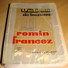 Dictionar de buzunar / roman-francez