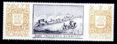 Romania 1967 - Ziua marcii serie completa,neuzata foto