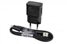 INCARCATOR SAMSUNG Galaxy Note N7000 I9220 ORIGINAL FORMAT DIN CABLU INCARCARE-DATE SI ADAPTOR USB 5V 2000mA MODEL ETA-U90E+ECB-DU4AB INCARCARE RAPIDA foto