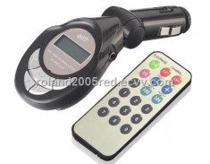 modulator fm mp3 auto cu telecomanda fm car transmitter foto