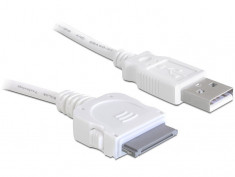 Cablu de date si alimentare USB iPhone 3G 1,8m, Delock 82420 foto
