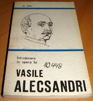Introducere in opera lui VASILE ALECSANDRI foto