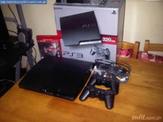 VAND PlayStation 3 Slim 320GB + 2 jocuri foto