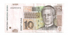 Croatia 10 kuna 2001 F foto