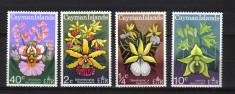 = . CAYMAN ISLANDS FLORA MI. 286-289 MNH foto