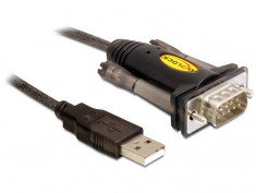 Cablu convertor USB la Serial RS232, Delock 61856 foto