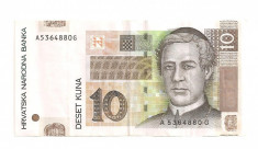 Croatia 10 kuna 2001 VF foto