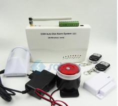 Sistem alarma casa wireless GSM07 315/433 mhz NEW 2013 cu apelare pe mobil si prin sms - Pret redus si Stoc Limitat ! foto