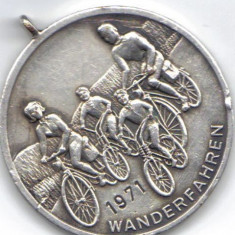 Medalie argint Bund Deutscher Radfahrer an 1971
