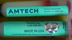 Pasta Flux Amtech NC-559-ASM BGA PCB SMT IC, Made in USA, 10cc. pentru reballing, soldering foto