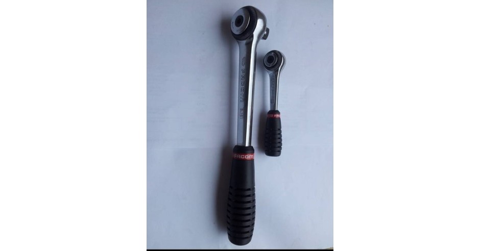 Facom SC.RL.161 Wasserdichte Ratsche 1/4 Zoll – 121 Mm Lang, Made In France, Lebenslange Garantie