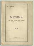 M.Strajan / NERINA - un episod din viata poetului Leopardi, editie 1909