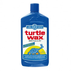 Turtle Wax Ceara Lichida Original Metallic - Ceara speciala pentru Vopsea Metalizata - Reda Stralucirea si ofera Protectie - Livrare Gratuita foto