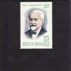 Romania 1968 - Emil Racovita,serie completa,neuzata