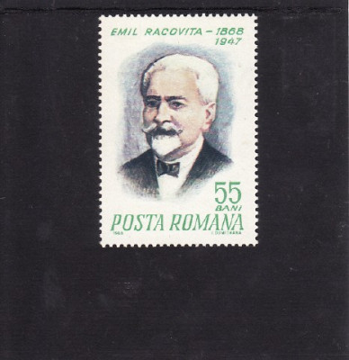 Romania 1968 - Emil Racovita,serie completa,neuzata foto