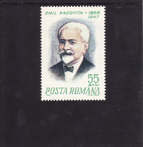 Romania 1968 - Emil Racovita,serie completa,neuzata