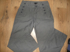 SUPER PRET ! Pantaloni largi ,lejeri dama H and M, Sz 36,croi superb, foarte comozi,conditie impecabila ! foto