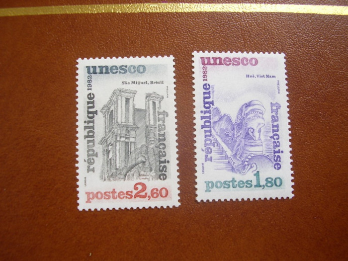 Franta 1982 UNESCO mi 27-28