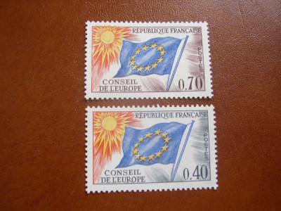 Franta 1969 CONSILIUL EUROPEI mi 13-14 foto