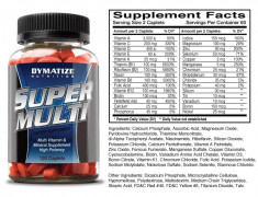 Dymatize - Super Multi Vitamin 120 Capsule foto