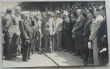 Excursia Tinerimii , 1938 , Primirea in gara Brasov , grup de personalitati, Necirculata, Fotografie