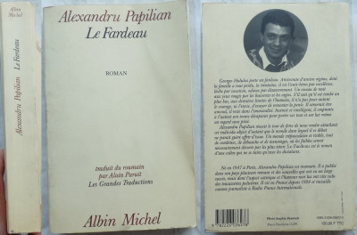 Al. Papilian , Le Fardeau , 1989 , autograf + 3 pag. manuscris Monica Lovinescu foto