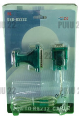 Adaptor RS 233-USB, convertor USB-RS232-4748 foto