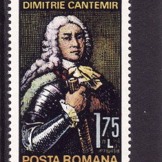 Romania 1973 Aniversari IV- D. Cantemir serie completa neuzata