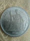 Indochina Franceza,1 piastru 1926, 27 grame, moneda turistica, imitatie, 50 roni, cereti informatii pe forum inainte sa o cumparati
