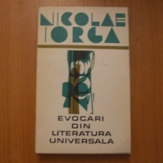 h1 Evocari Din Literatura Universala - Nicolae Iorga