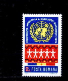Romania 1974 Conferinta Mondiala a Populatiei serie completa neuzata