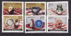 Romania 1973 Ceramica romaneasca serie completa neuzata foto