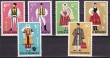 Romania 1973 Costume nationale ,cat.nr.2745-50,serie completa neuzata