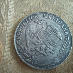 Mexic 1882, 20 grame, moneda turistica, imitatie, 50 roni, cereti informatii pe forum inainte sa o cumparati