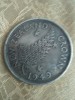New Zealand 1 crown 1949, 20 grame, moneda turistica, imitatie, 50 roni, cereti informatii pe forum inainte sa o cumparati, America Centrala si de Sud