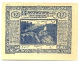 AUSTRIA NOTGHELD 10 HELLER 25 APRILIE 1920 HINTENBRUHL WEHHOFER MODLING UNC