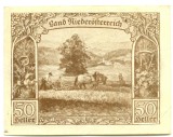 AUSTRIA NOTGHELD 50 HELLER MAI 1920 WIEN NIEDEROSTERREICH STARE FOARTE BUNA