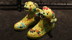 ADIDASI COPII ADIDAS JEREMY SCOTT BEAR I POWER FLOWER ORIGINALI !!! NOI IN CUTIE foto