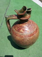 vechi ulcior ceramica,lut de 4 litri foto