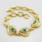 bratara aur filat 9k gold filled ochi turcesc