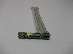 +1505 vand HP COMPAQ 8510 8510P 8510W AUDIO / DUEL USB BOARD w/ CABLE 6050A2096101 foto