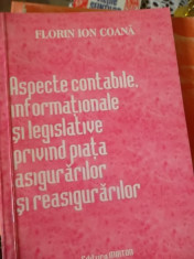 ASPECTE CONTABILE,INFORMATIONALE SI LEGISLATIVE PRIVIND PIATA ASIGURARILOR foto