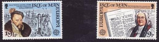 Man 1982 - Yv.no.203-4 serie completa,neuzata,europa-cept