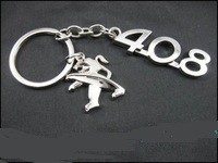 Breloc crom Peugeot 408 foto