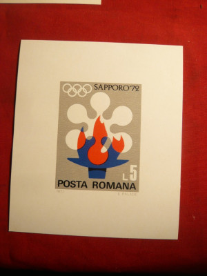 Colita Olimpiada Sapporo 1971 Romania foto