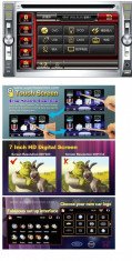 DVD player with GPS, audio Radio stereo,FM,USB/SD,Bluetooth/TV,800*480 pixel,touch screen foto