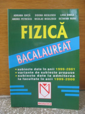 Adriana Ghita, Andrei Petrescu, Didona Niculescu, - Fizica Bacalaureat 2002 foto