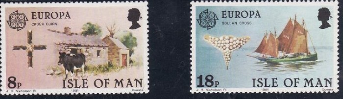 s3 Man 1981 - Yv.no.182-3 serie completa,neuzata